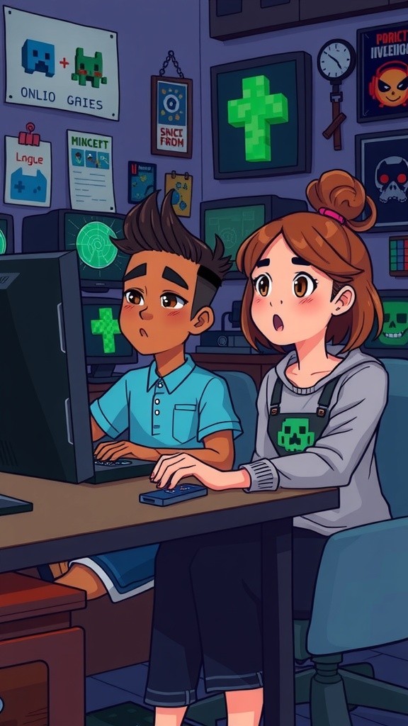 Minecraft में जैक और लुलू का मजेदार संघर्ष
