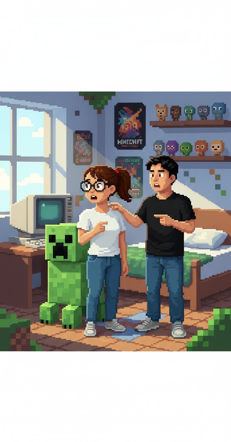 Petualangan Seru Jack dan Lulu Melawan Piglins di Minecraft