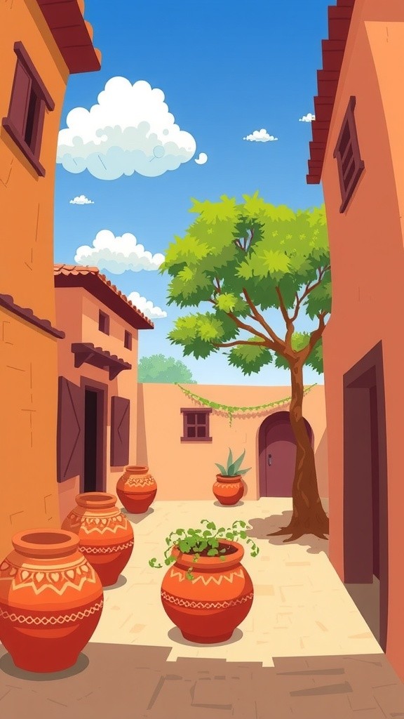 Nani's Joyful Stories in the Village Courtyard