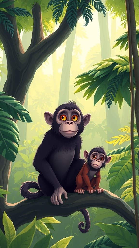 Monkey and Baby Playtime