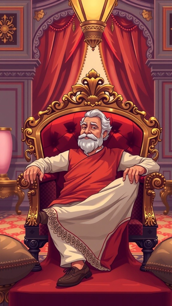 आलसी राजा की चुनौती