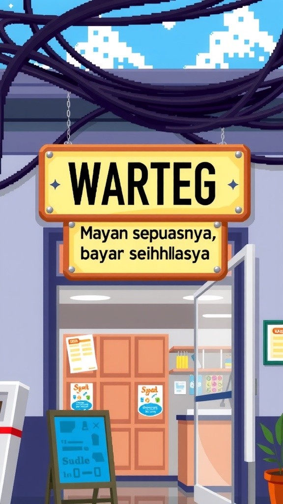 Makan Sepuasnya, Bayar Seikhlasnya: Kisah Warteg Baru