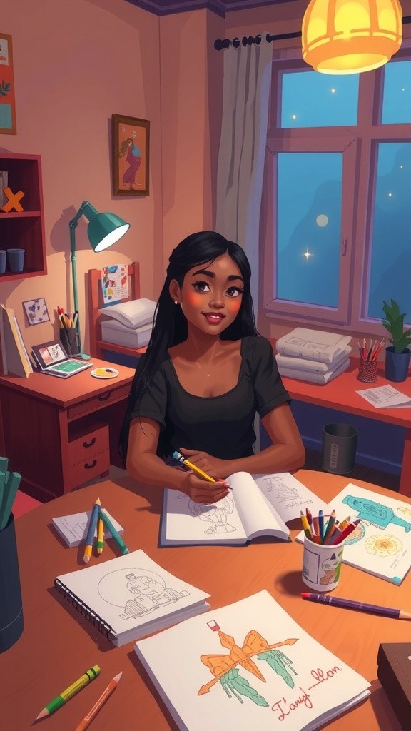 स्याही का श्राप: प्रियांका की यात्रा