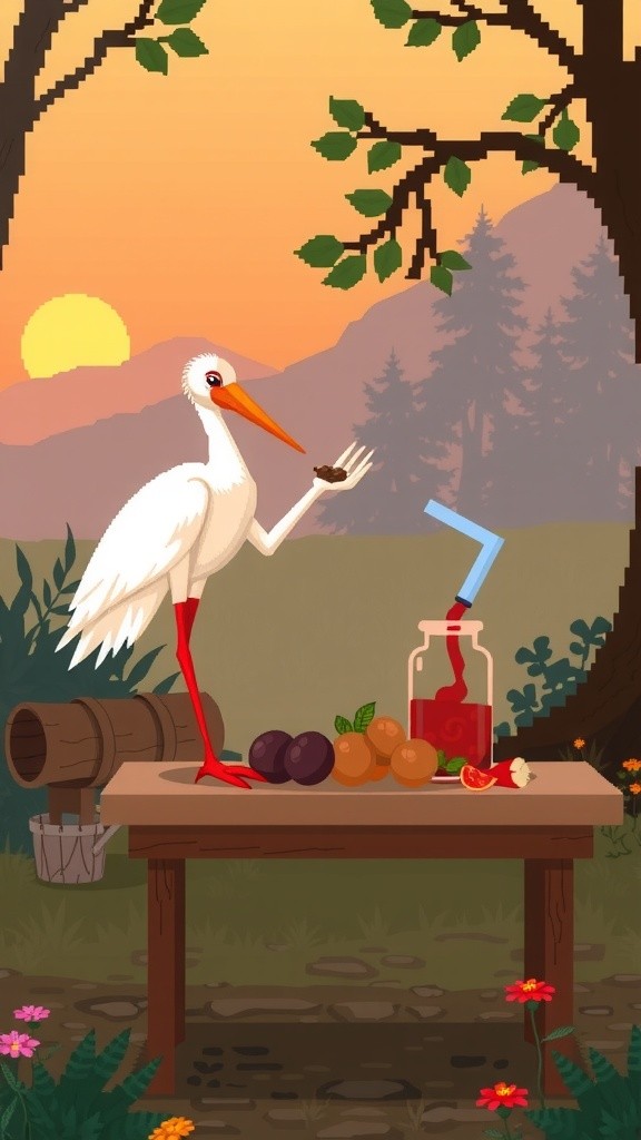 The Lesson of Equality: A Stork and Fox Tale