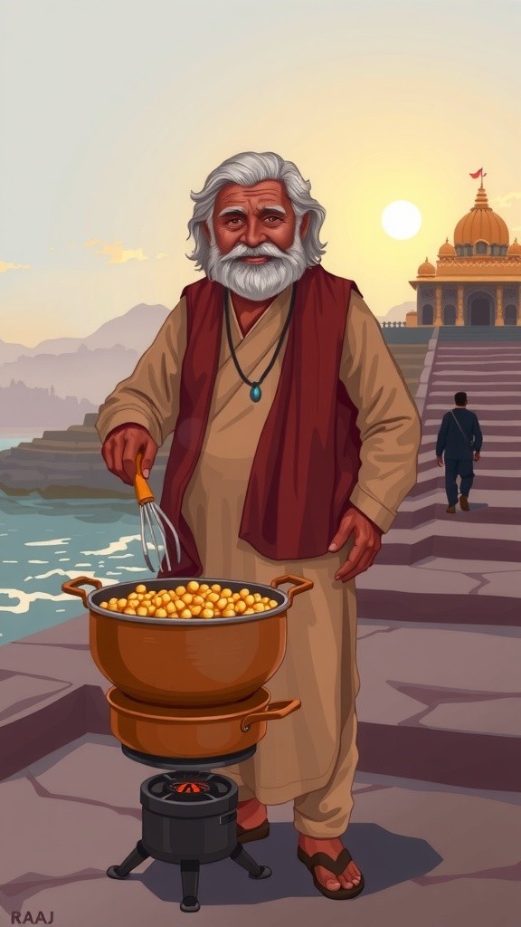 चौबे जी की हलवाई से मजेदार सीख