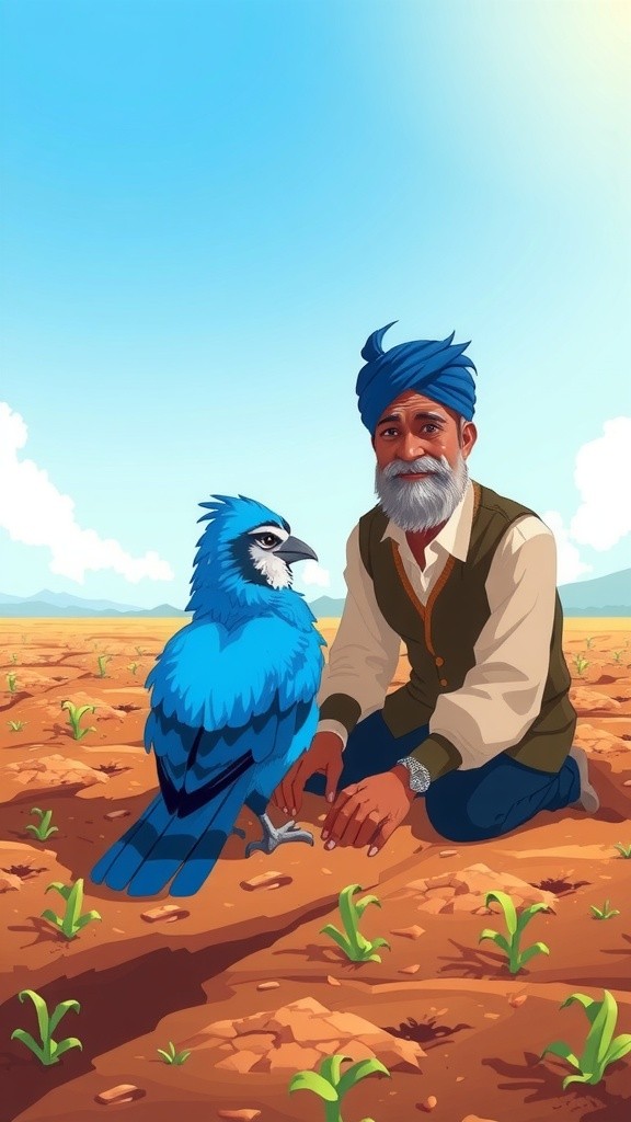 जादुई पानी और किसान की फसल