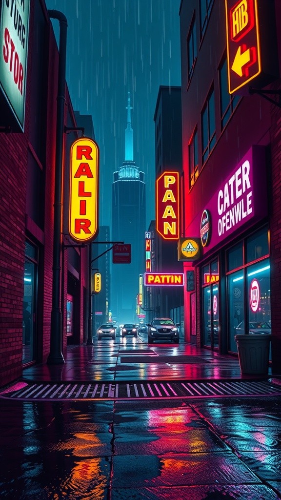 Neon Shadows: A Bladerunner Noir