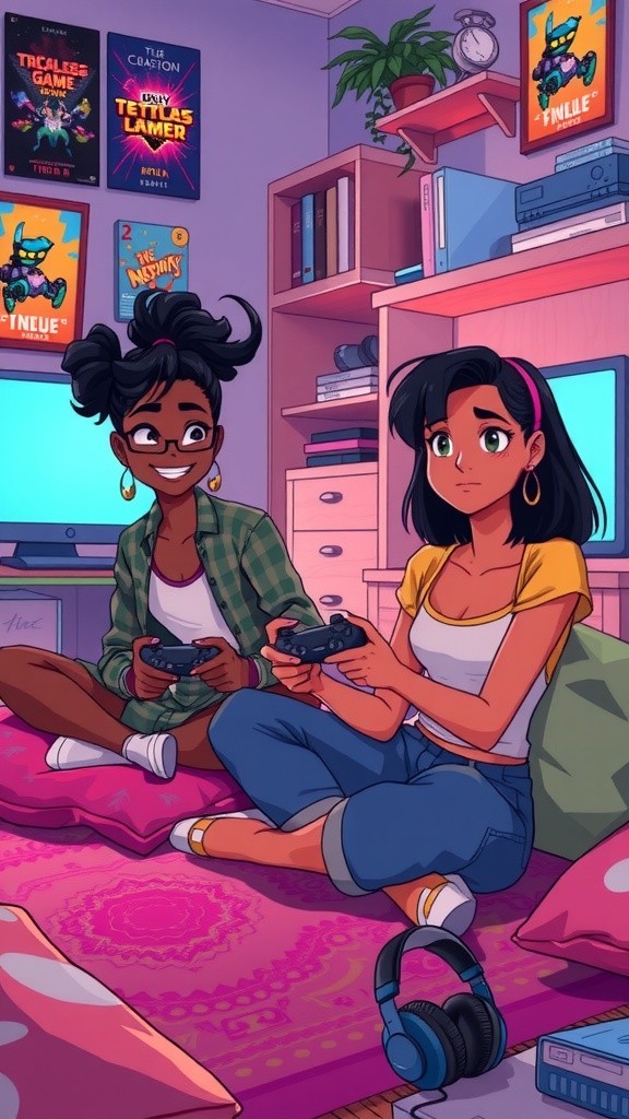 Petualangan Amel dan Naila di Dunia Minecraft