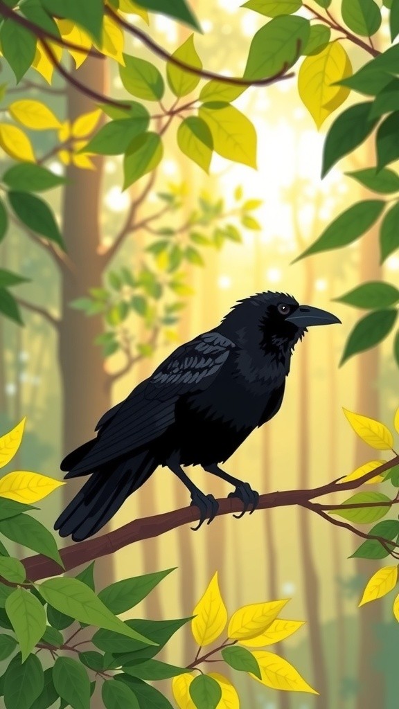 غراب والثعلب: خدعة الجبن