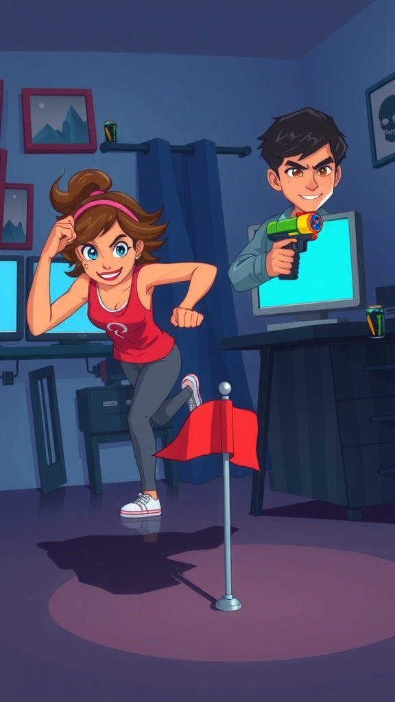 Epic Gamer Getaway: Jack and Lulu's Wild Ride!