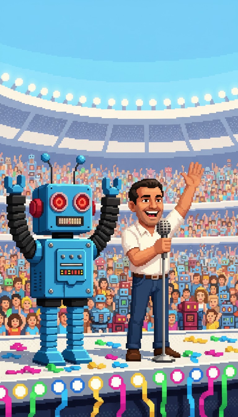 Robot Rap Rumble: RX-8 vs Bolt-Bucket!