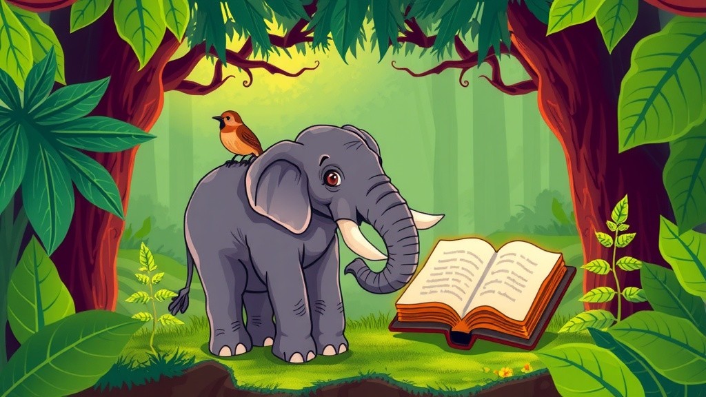 The Elephant and the Sparrow: A Tale of Friendship and Kindness