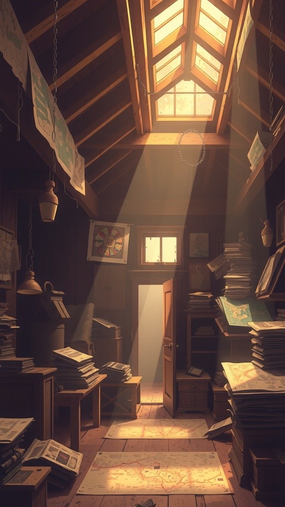 Penjaga Peta Tanpa Batas: Penemuan di Loteng Tua