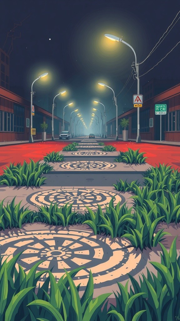 अजीब निशान और मुस्कुराता चेहरा