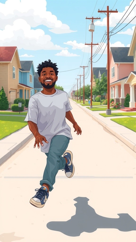 Teen Runs from 6'7 Giant, Can't Stop Saying 6 7!