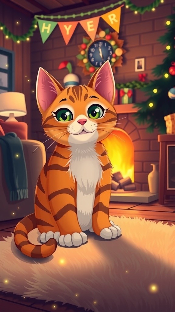 Talking Cat Wishes Everyone a Happy New Year!