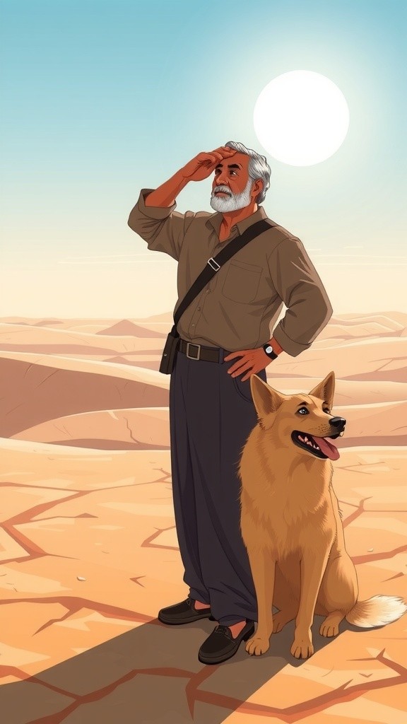 رحمة الرجل والكلب