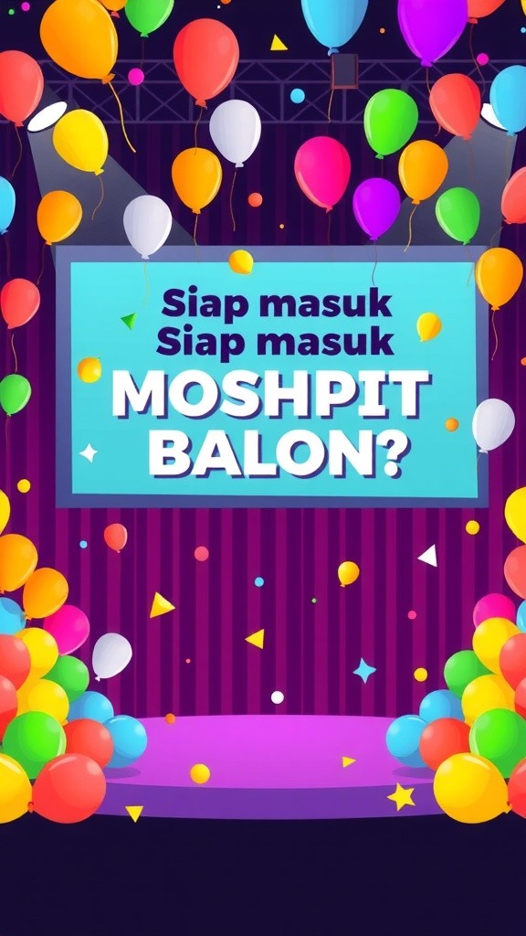 Moshpit Balon: Keseruan dan Tantangan!