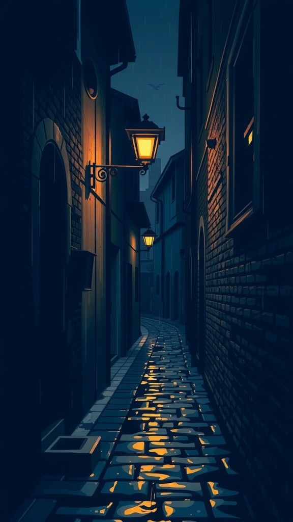 Lampu Jalan di Ujung Gang