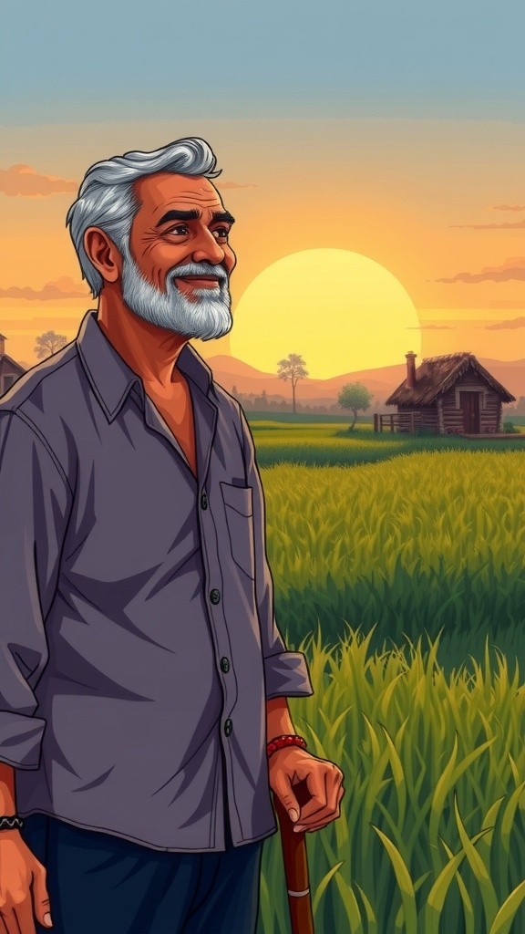 Kisan aur Kabootar ki Dosti