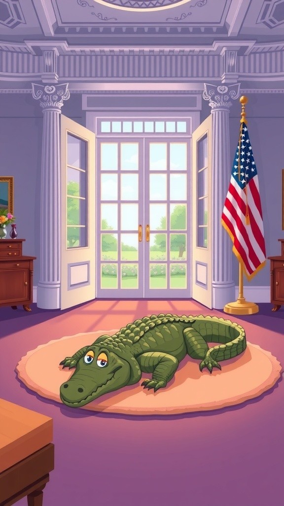 John Quincy Adams' Alligator Surprise!