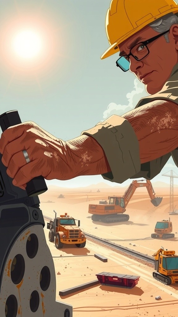 Fearful Operation of Power Trowel