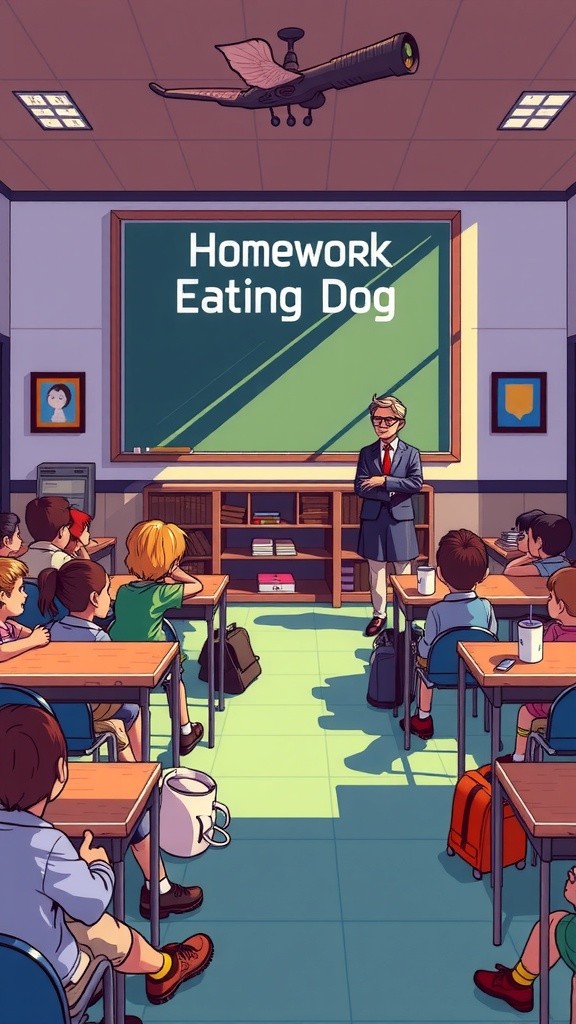 होमवर्क और कुत्ते की मजेदार कहानी