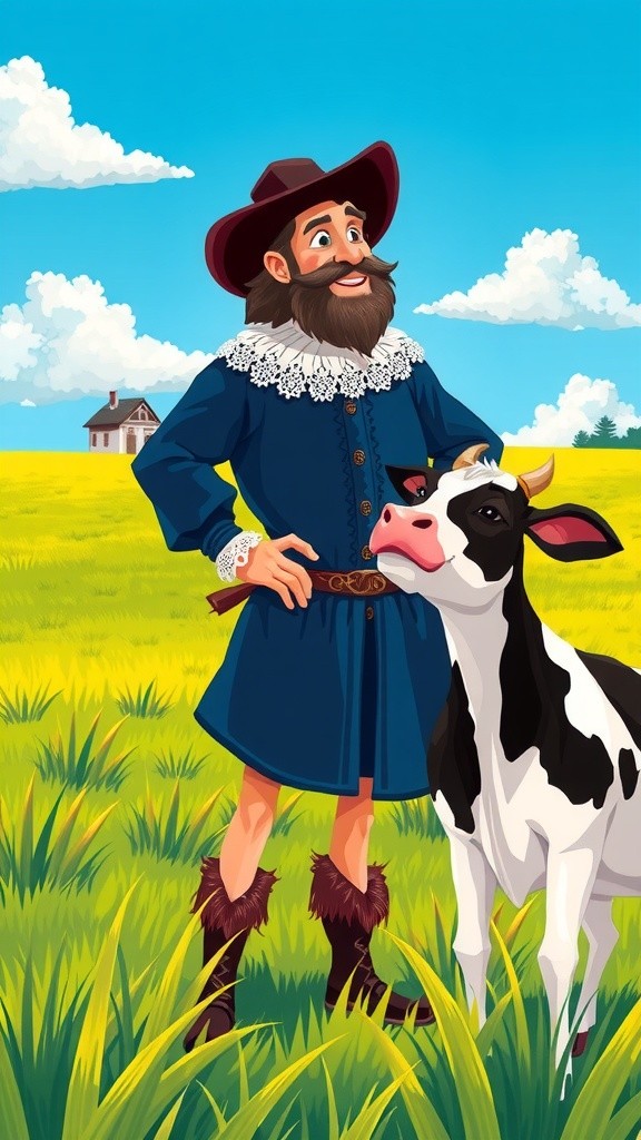 The Farmer and His Cow