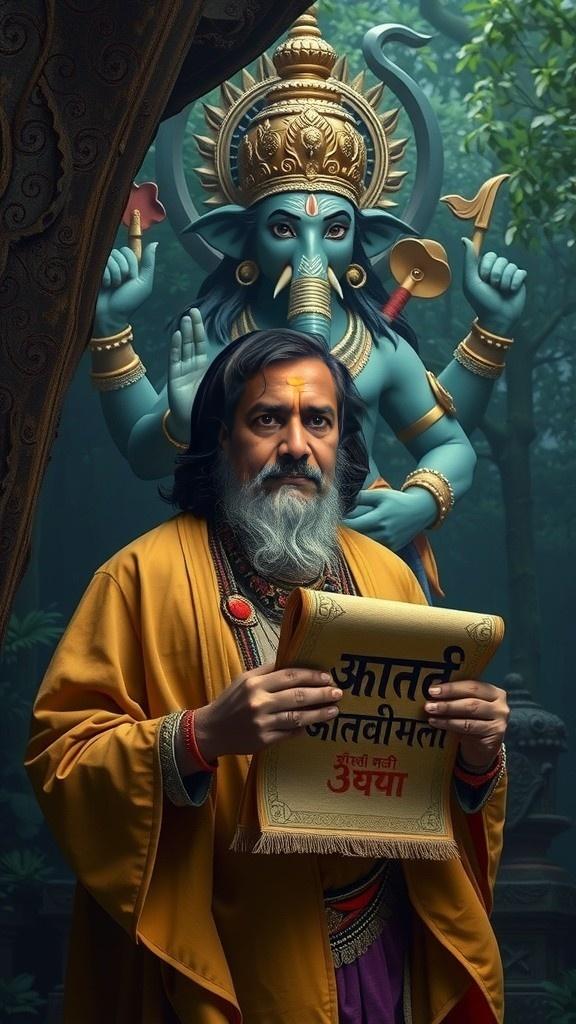 गणेश जी का महाभारत लेखन: एक अद्भुत कथा