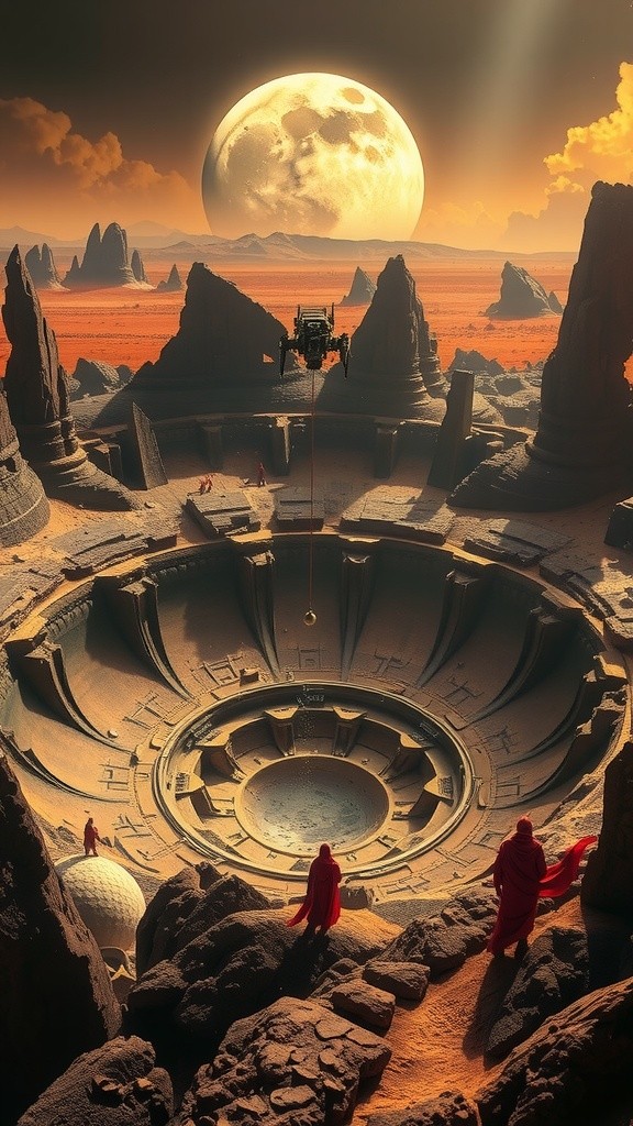 Encuentro en la Luna: El Misterio del Cráter