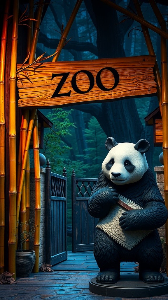 Pando Si Panda dan Burung Beo yang Lucu!