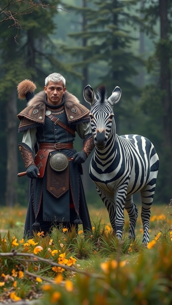 Gajah dan Zebra Beraksi