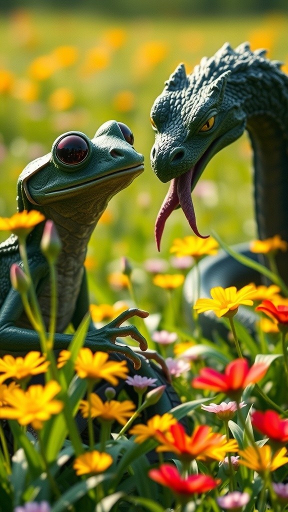 Frog Kid and Serpent Kid: A Tale of Friendship and Survival