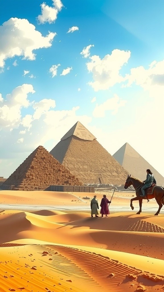 كيف بُنِيت الأهرامات في مصر