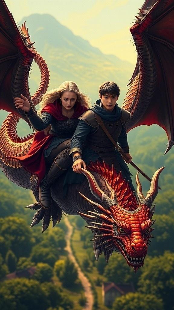 Bound by Flames: The Dragon Riders' Love