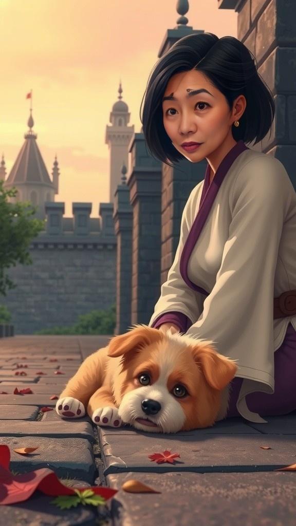 Anjing Pura-Pura Mati Saat Disuruh Pulang!