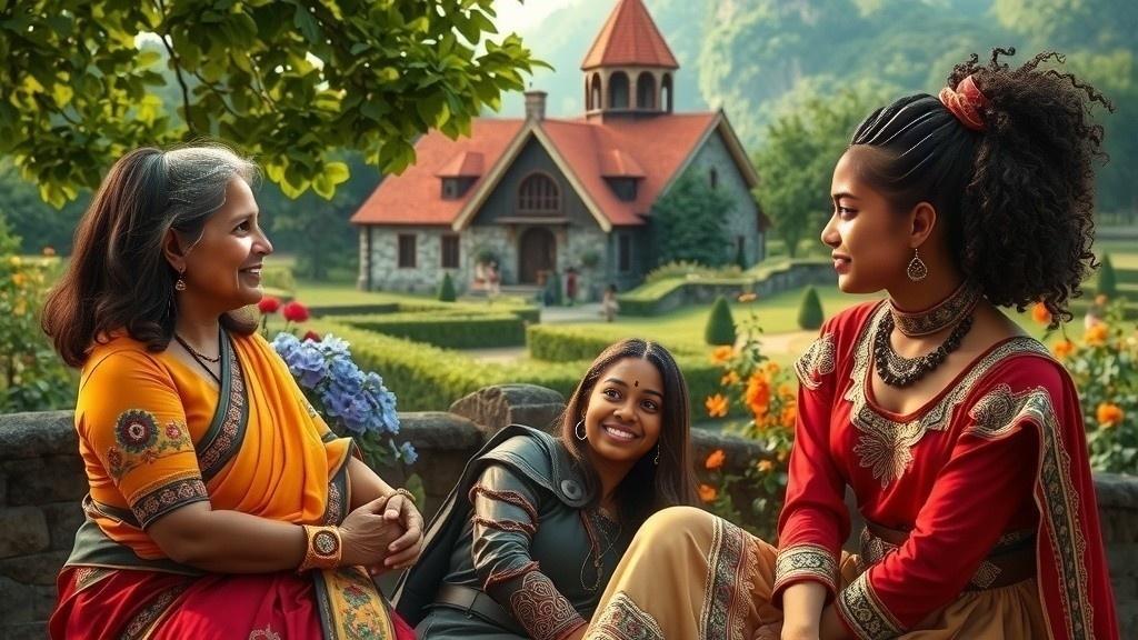 खारी, ताज़ा और पूजा की दोस्ती: रंगों का संगम