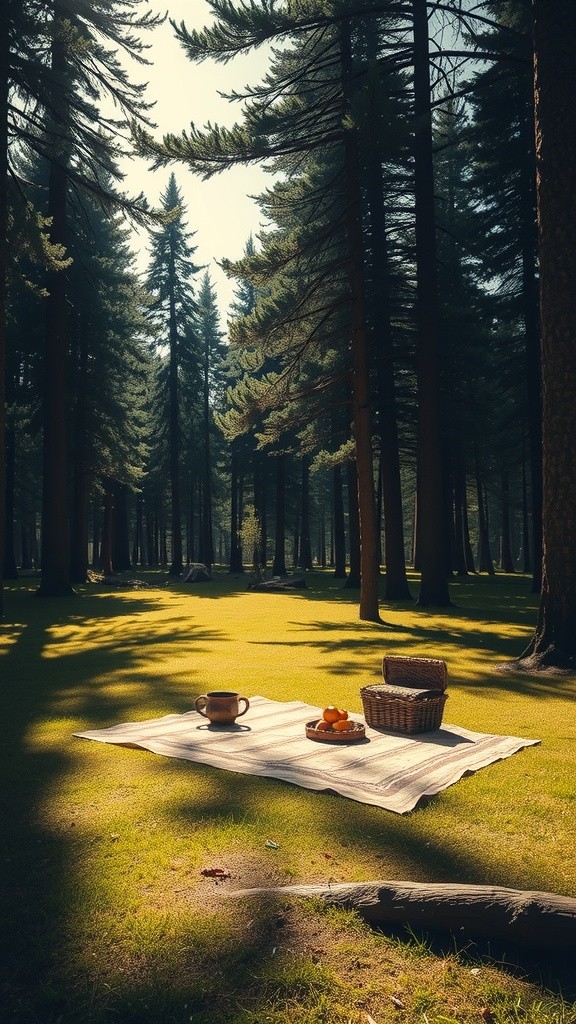 A Child's Picnic Adventure in the Jungle