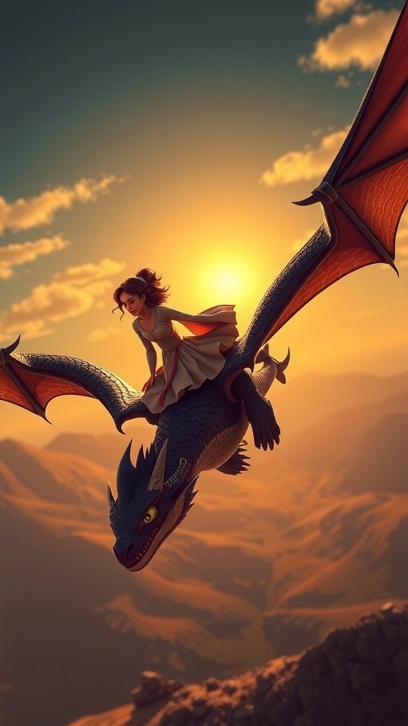 Forbidden Flames: A Dragon Rider's Love