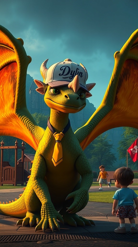 Dylan Dragon's Adventure in Falkrik Playground