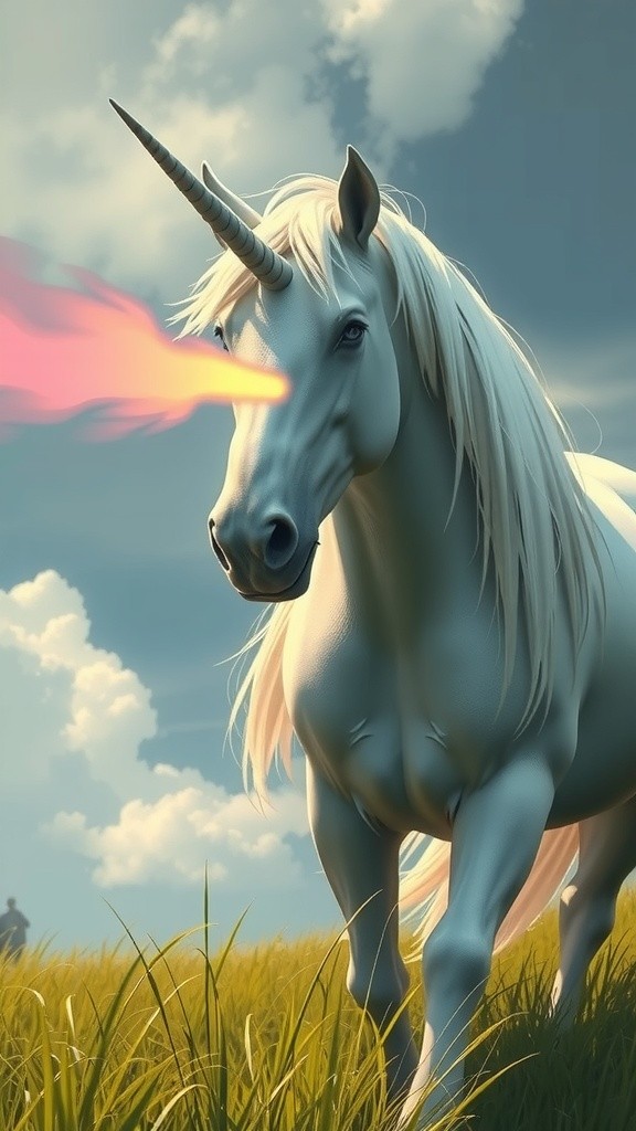 Sneezing Rainbows with a Magical Unicorn!