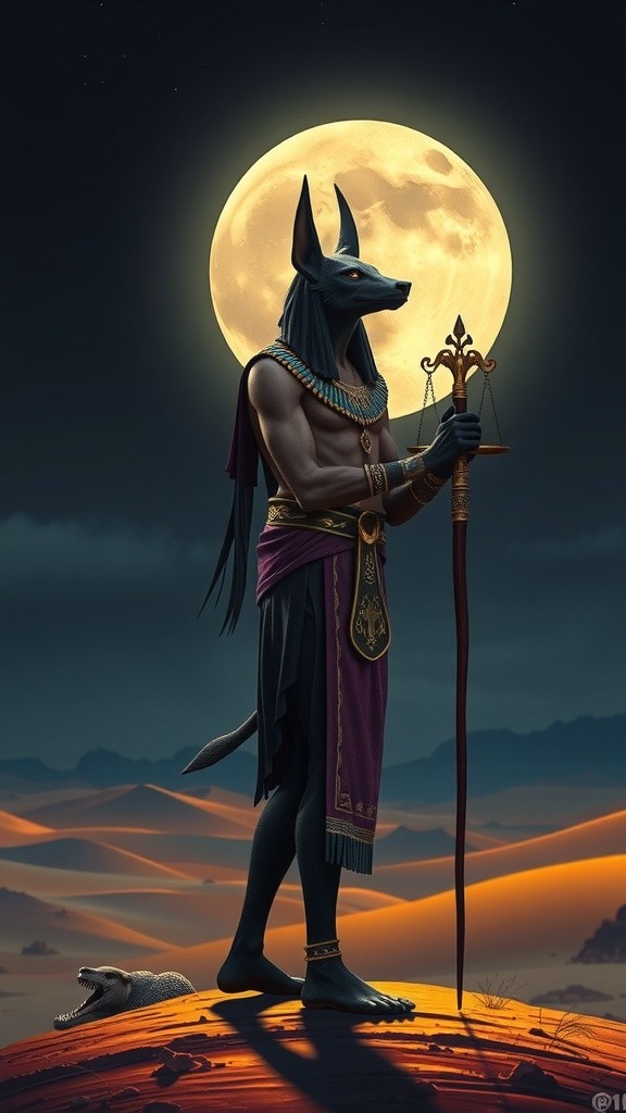 Anubis: Penjaga Hati di Alam Baka
