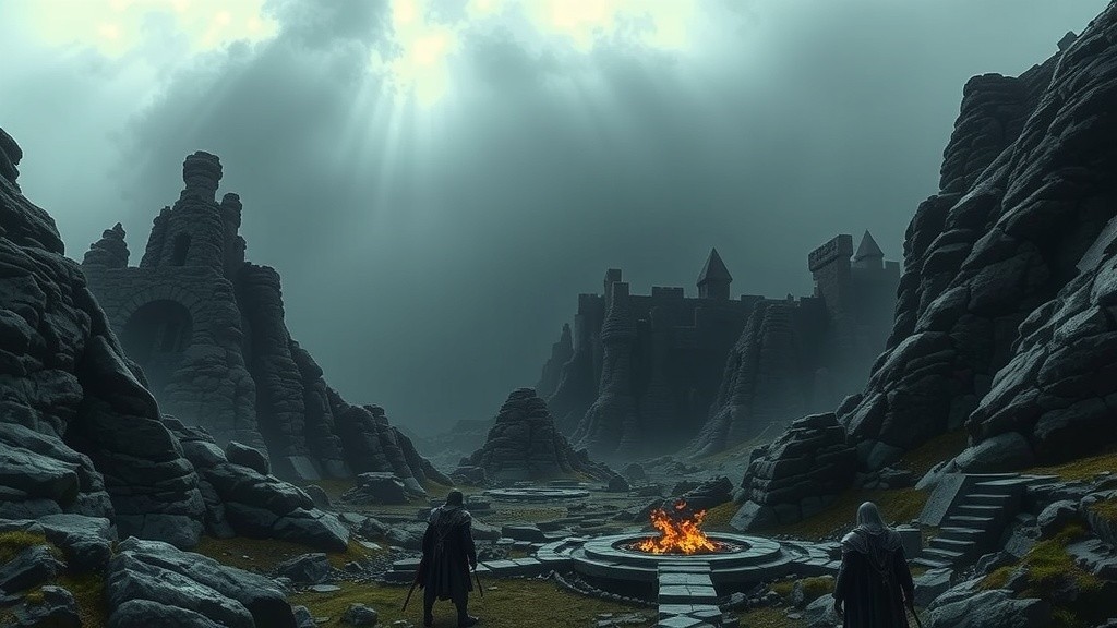 Genesis: The Majestic Awakening of Creation in Glowing Realism