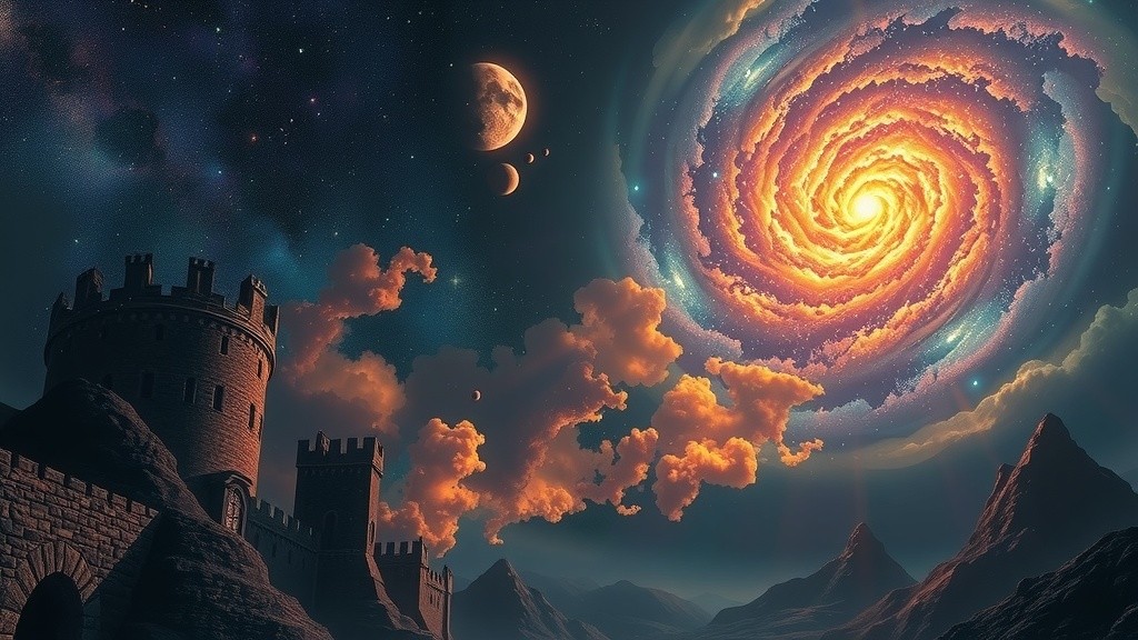 Celestial Genesis: A Mystical Journey Through Creation