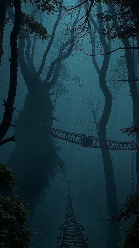 Jembatan Kematian di Hutan Lali Jiwo