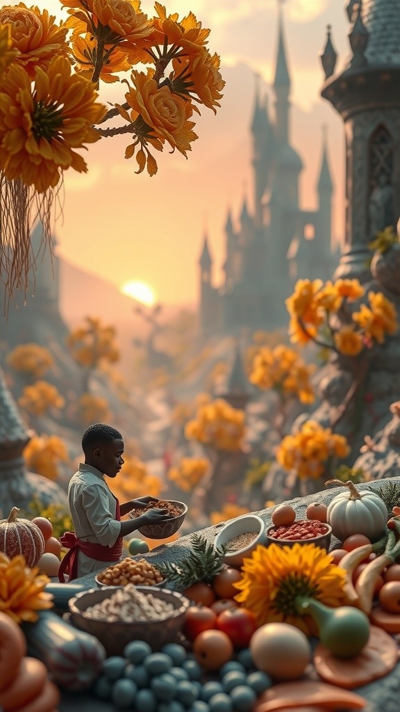 Miniature Chefs Bake a Big Cake