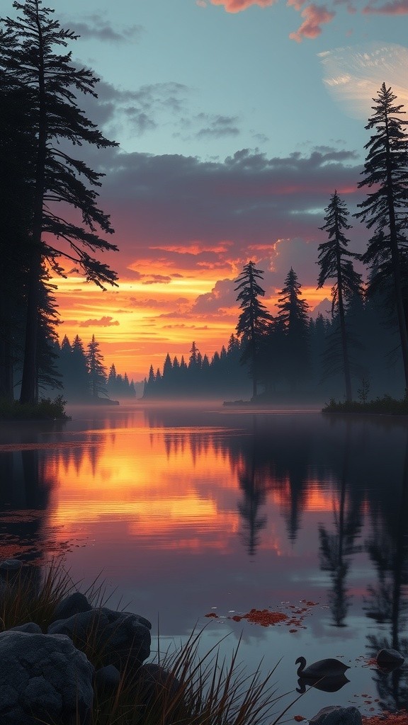Ciuman Abadi di Danau Kristal