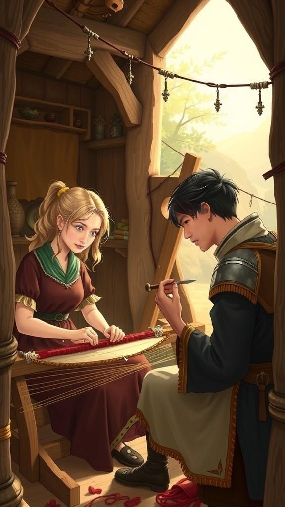 Threads of Wisdom: A Duel of Courage and Humility