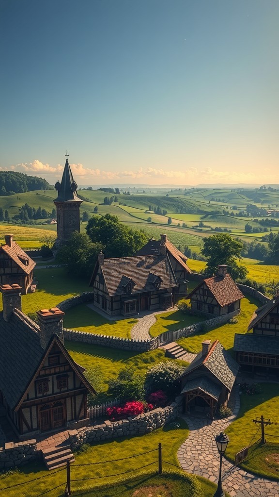 Whispers of Nature: A Village Bond