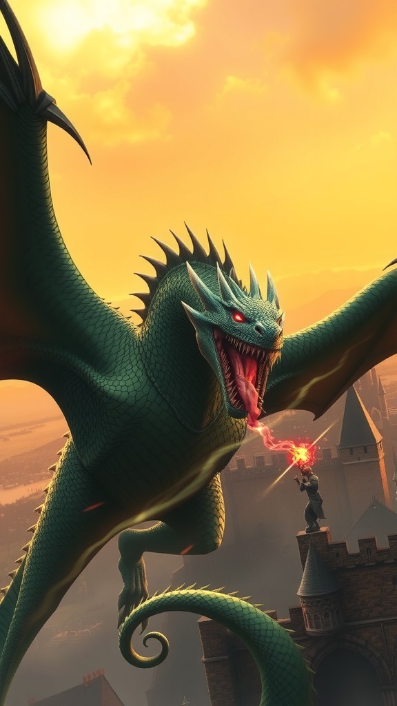 The King's Challenge: Defeat the Dragon or Lose His Family